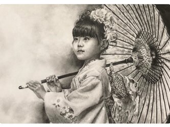 【肖像画】細密鉛筆画（オーダー）・Ａ４サイズ～の画像