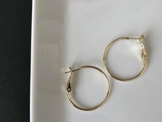 フープピアス  24㎜の画像
