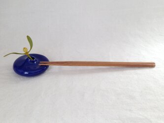 一輪挿し箸置き(ブルー)