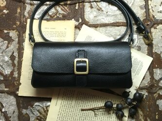 ＊受注製作＊wallet bag(Black)の画像
