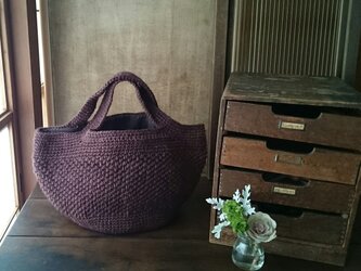 麻紐のマルシェバッグの画像