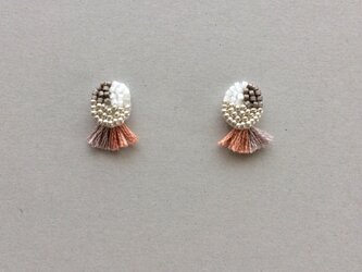 monolog 彗星ピアス typeA GRAY/PINKの画像