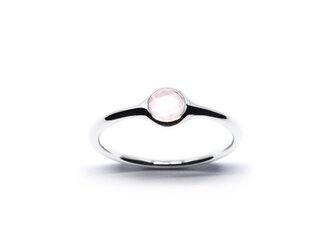 桜色ローズクォーツ・ローズカットミニオンリング【Pio by Parakee】minion rosequartzの画像