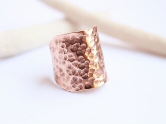 ゴツンと幅広20㎜　Copper　Ringの画像