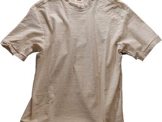 Tシャツ メンズ 半袖 オーガニックコットン 吊天竺 生成（きなり）の画像