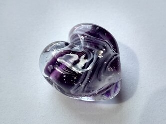 ハート玉/和風紫の画像