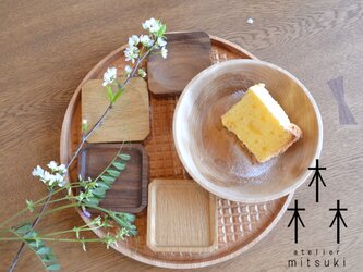 【◦人気シリーズ】ラウンド トレイ　- 格子 -　　ko-shi round tray　0014　松の画像