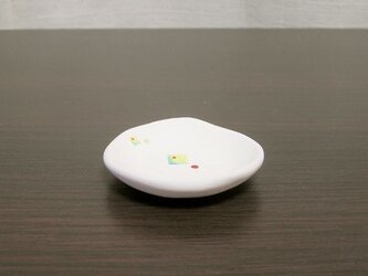 白彩-ミニ皿（GREEN）の画像