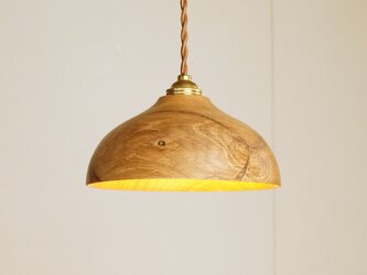木製 ペンダントランプ  楢材15　ランプシェード　天井照明の画像