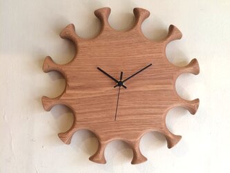 掛け時計 hana　＜受注製作品＞の画像