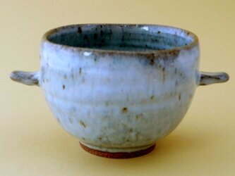 カフェオレ　スープカップ　耳付きの画像