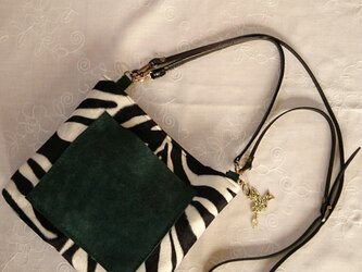 ＊zebra shoulder bag＊  3wayｾﾞﾌﾞﾗｼｮﾙﾀﾞｰﾊﾞｯｸﾞの画像