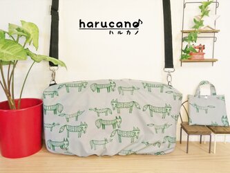 【レインカバー/キツネ/グレー】クランポンケースカバー用（Buffet Crampon B クラリネット用）の画像