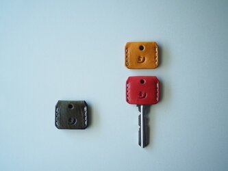 革の鍵カバー / 夏色の画像