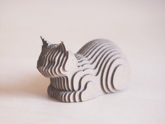 【工作キット】段々猫-catloaf 香箱の画像