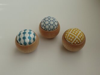 【再販】ウッドボウルのピンクッション（こぎんシリーズ4）の画像