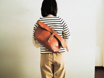 【ORZO】神戸 ショルダーBAG メッセンジャー(S) キャメル OR320sの画像