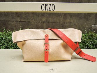 神戸 ORZO ショルダーBAG メッセンジャー(M) キャメル　OR320Mの画像