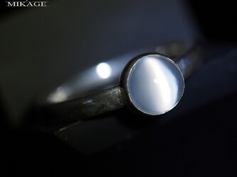 Moonstone Ring：銀９２５ムーンストーンリング（御影宝飾工房）の画像