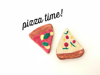 pizza time!箸置き（ペパロニ&マルゲリータ）の画像