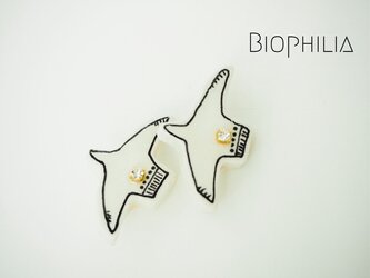 鳥のピンバッチ　１個の画像