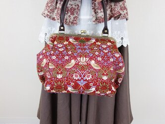 [予約販売] イチゴ泥棒がま口BAGの画像
