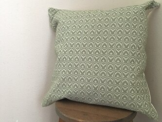 cushion cover[手織りクッションカバー]　若草の画像