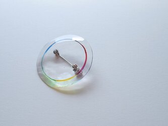 ブローチ　over the rainbowの画像