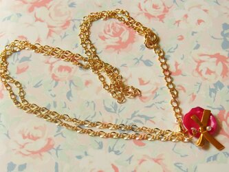 Rose Petal＊薔薇の花びらネックレス(D Pink)の画像