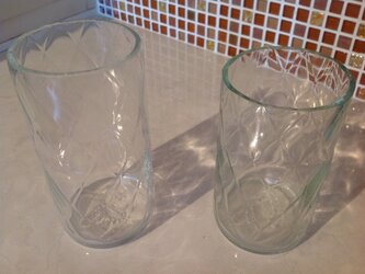 ペアビールグラスの画像
