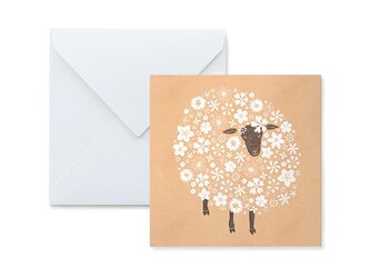 Fluffy　メッセージカード　Sheepの画像