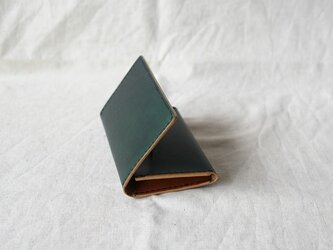 名刺入れ 《 Dark Green & Brown 》の画像