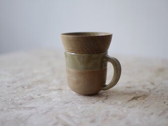 マグカップ / 木の蓋付き No.30の画像