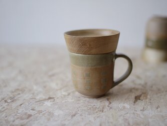 マグカップ / 木の蓋付き No.31の画像