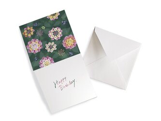 HEY DAY -Happy birthday- メッセージカード　ランタナの画像