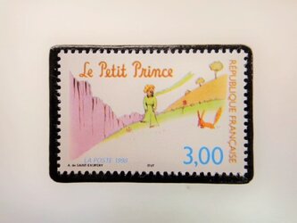 フランス　童話切手ブローチ3863の画像