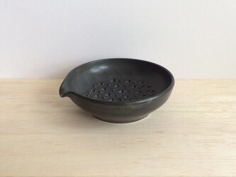 ちょっとおろし皿（黒）の画像