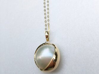 Ｋ10  マベパールのネックレスの画像