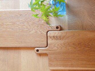 【再販】フラットなカッティングボード (Mサイズ) cutting board - フラット -0021’ a楢 (オーク)の画像