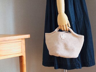 クロス*バケツトート*たこ糸*Ｓの画像