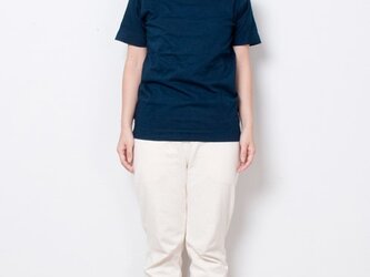 藍染　Tシャツ　size1　青藍の画像