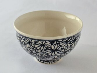 indigo 花詰 飯碗の画像