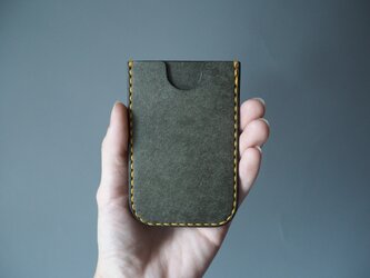 イタリアンレザー　スマートパスケースの画像