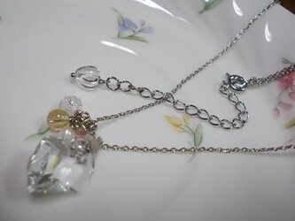 クリスタルスワロ＊ネックレスの画像