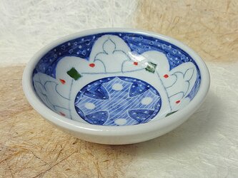 ブルー豆皿の画像