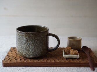 灰釉のマグカップ　No.1020の画像