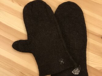 ハンドメイド フェルト ミトンの画像