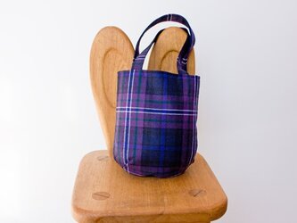 タータンチェックのお散歩バッグ【Scotland　forever】の画像