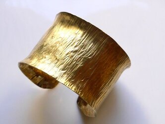 Simple brass bangle（幅40ｍｍ）★幅広★ワイド★シンプル★真鍮★バングル★の画像