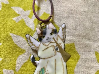 クリスマス オーナメント 猫 エンジェルの画像